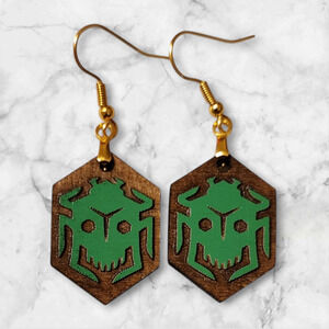 Dragon Age Veilguard Mourn Watch Faction Engraved Earrings Emmrich